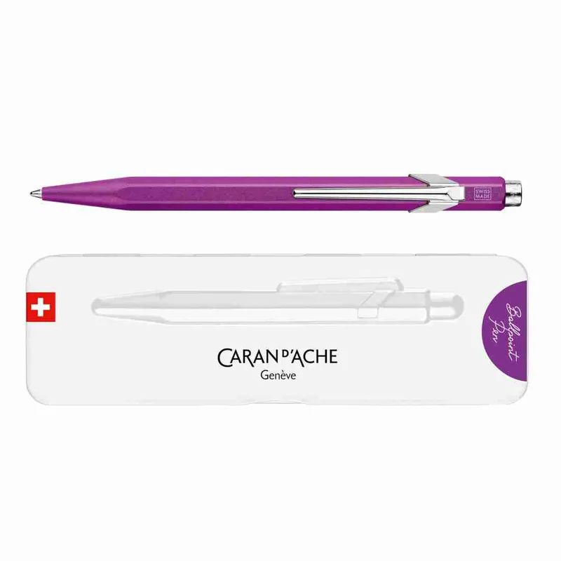 Caran d’Ache Στυλό Διαρκείας 849 Colormat-X 0.7 mm Μπλε μελάνι Βιολετί