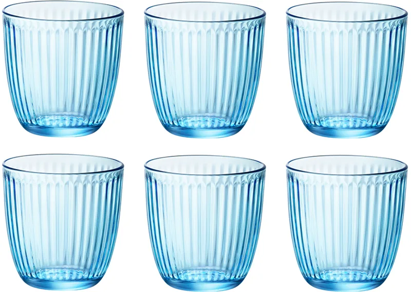 Bormioli Rocco Ποτήρι Νερού Line Blue 295ml Σετ 6Τμx.
