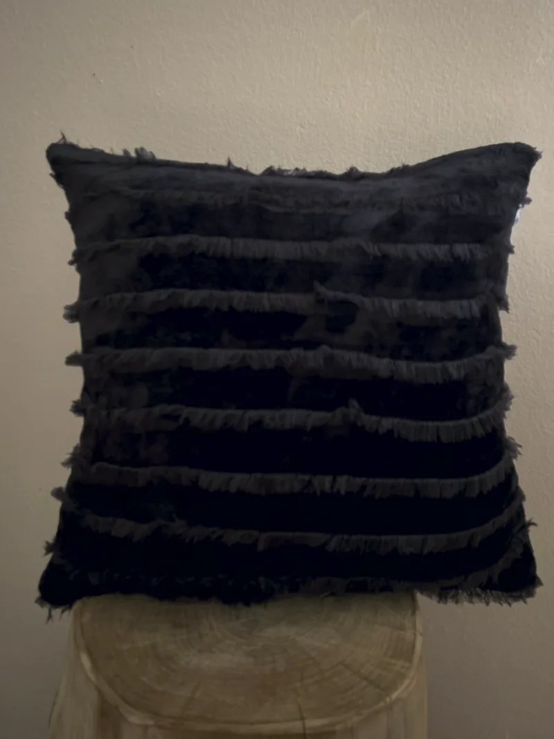 Διακοσμητικη Μαξιλαροθηκη 50x50 GWEN BLACK - Palamaiki