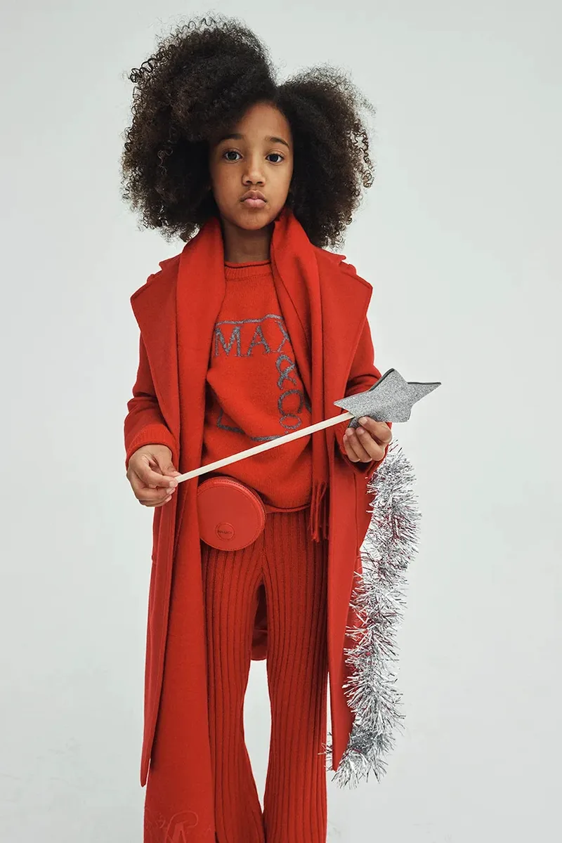 Παιδικό πουλόβερ με προσθήκη μαλλιού MAX&Co. MAXK21F KNITWEAR