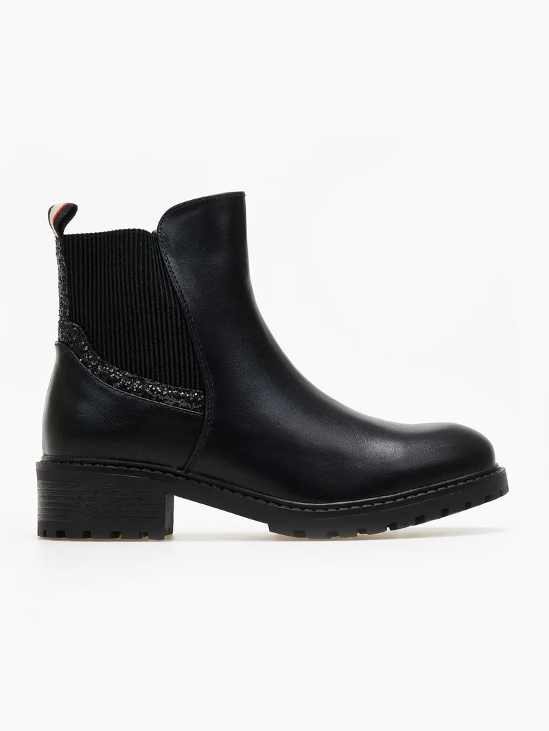ERYNN Glitter Ankle Boots - M675 - Black