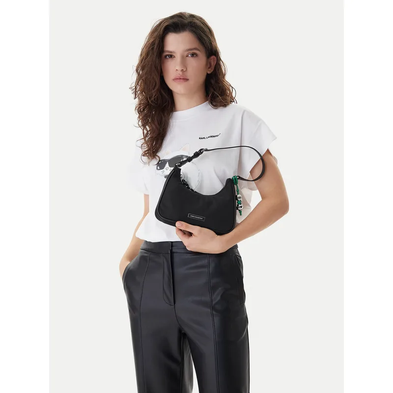 Τσάντα KARL LAGERFELD B1W32068 Μαύρο