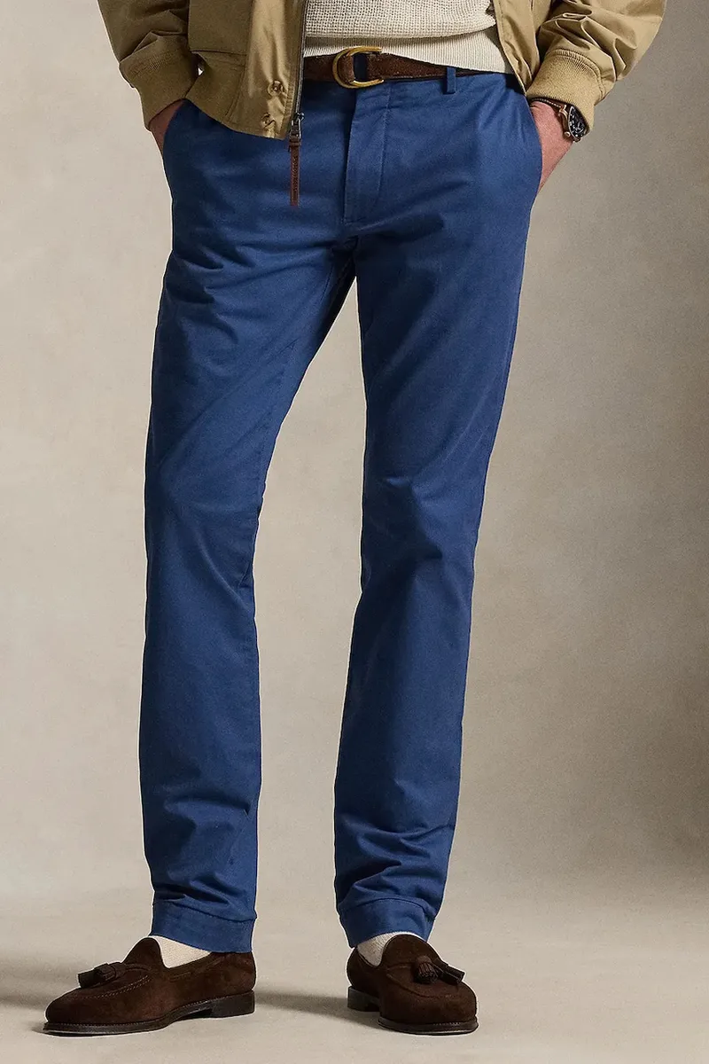 Polo Ralph Lauren Παντελόνι slim fit ανδρικό με βαμβάκι Slim Fit HDN Pant