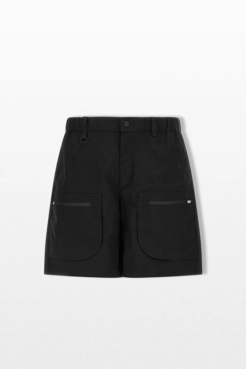 HERNO Ανδρικό Μαύρο Laminar Cargo Bermuda Shorts