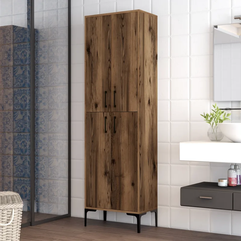 Ντουλάπι Πολλαπλών Χρήσεων Berlin A - Walnut 845Hct3921 (60x200x35)