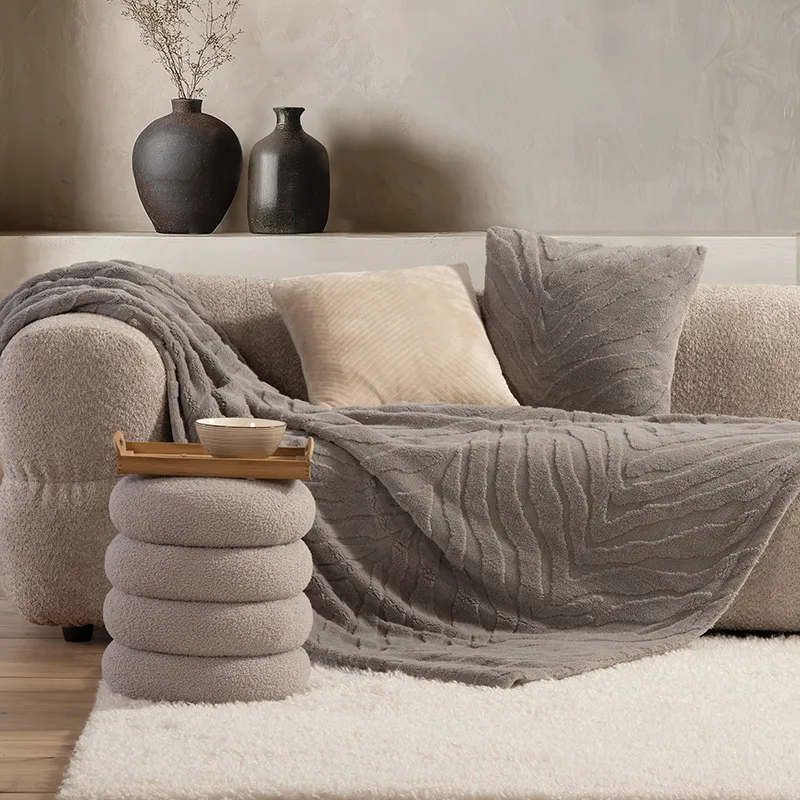 Κουβέρτα Καναπέ 130X180 Nef Nef Berien Grey (130x180)