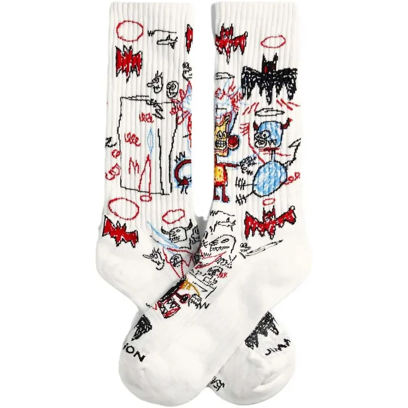 Κάλτσες Jimmy Lion ATHLETICBASQUIATBATMAN-BLANCO