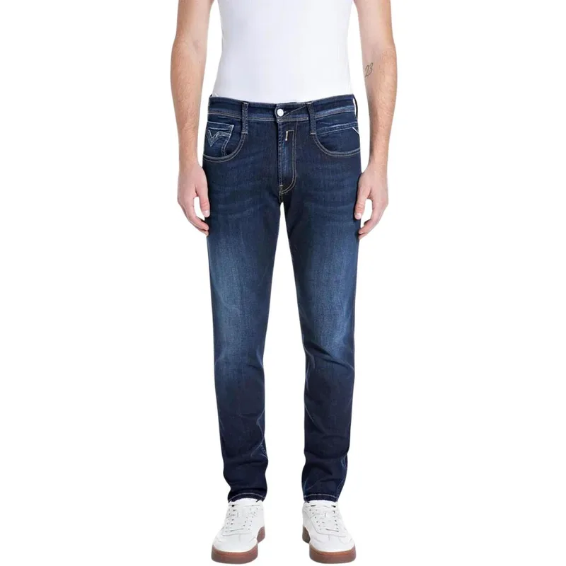 Skinny Τζιν Replay 10 OZ DARK INDIGO POWER STRETCH DENIM M0914 .000.41A 214