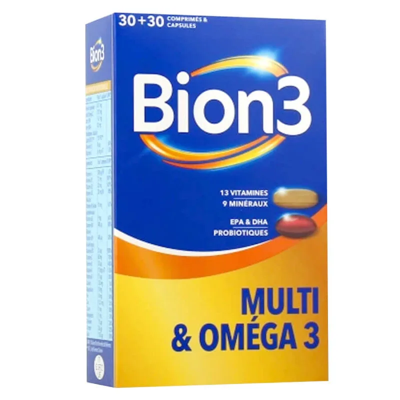 Bion3 Multi & Omega 3 30 tablets + 30 capsules