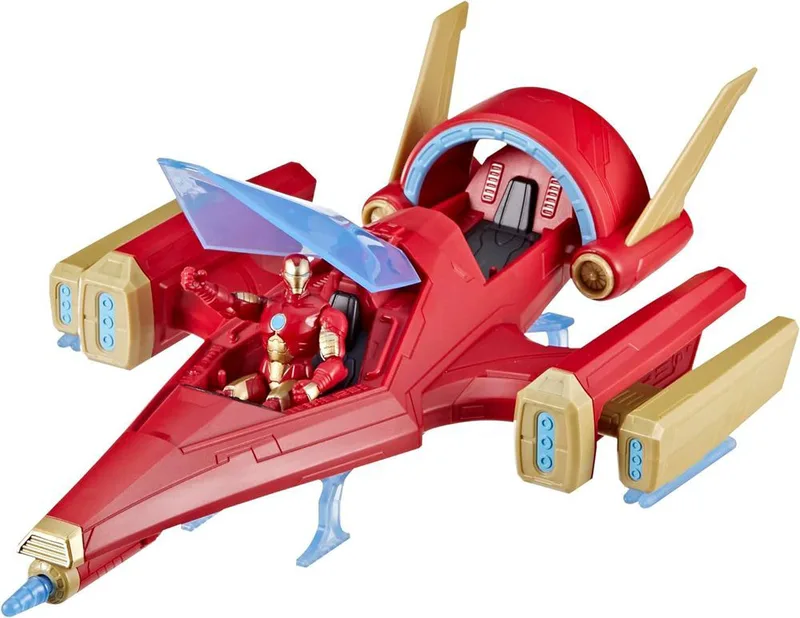 MARVEL HASBRO AVENGERS IRON MAN REPULSOR BLAST BATTLE JET (F9329)