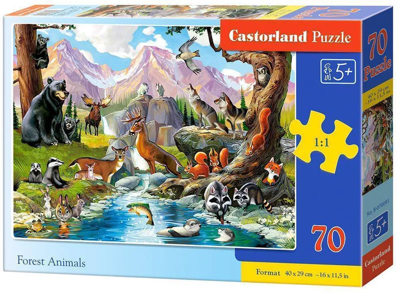 FOREST ANIMALS CASTORLAND 70 ΚΟΜΜΑΤΙΑ