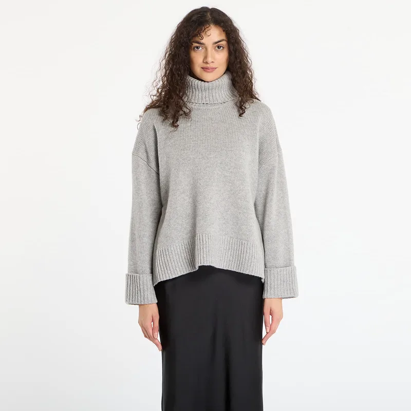 Πουλόβερ Samsøe Samsøe Sakeiku Turtleneck Grey Melange L