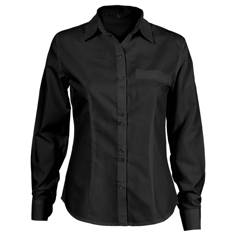 Γυναικείο μακρυμάνικο πουκάμισο ELEGANCE BEUNIQUE 90605009 Black