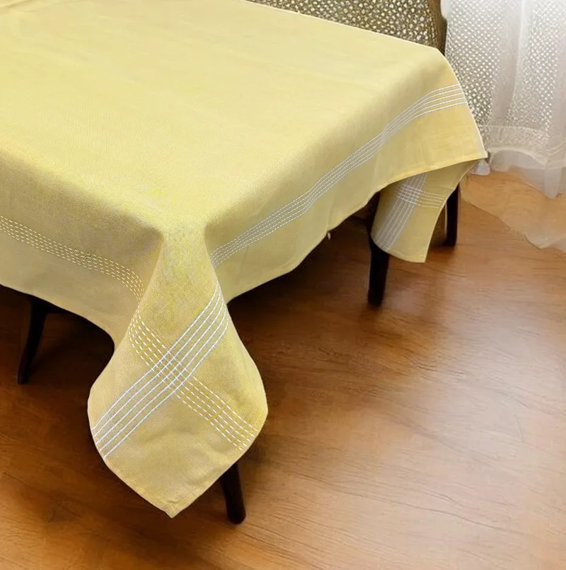 ΤΡΑΠΕΖΟΜΑΝΤΗΛΟ ΛΙΝΟ ΚΙΤΡΙΝΟ YL15577 140Χ180 LINEAHOME