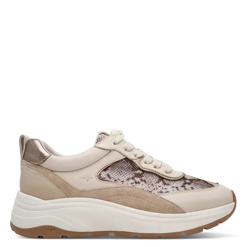Γυναικεία Ανατομικά Sneakers Tamaris 1-23718-46 483 Μπεζ Snake
