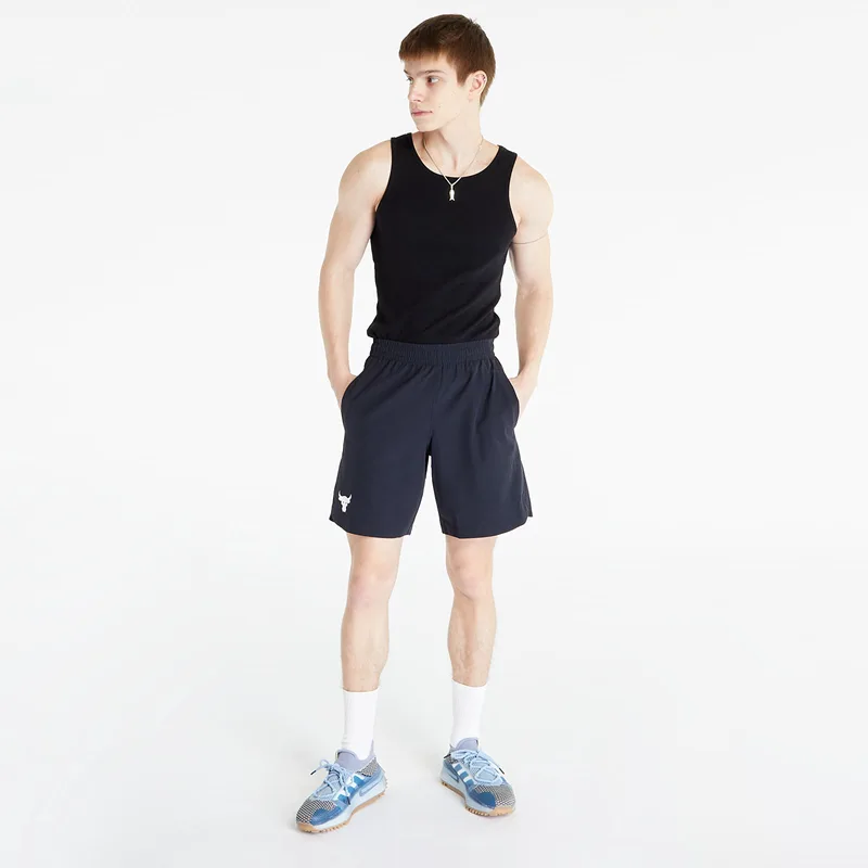 Σορτς Under Armour Project Rock Woven Shorts Black/ White M