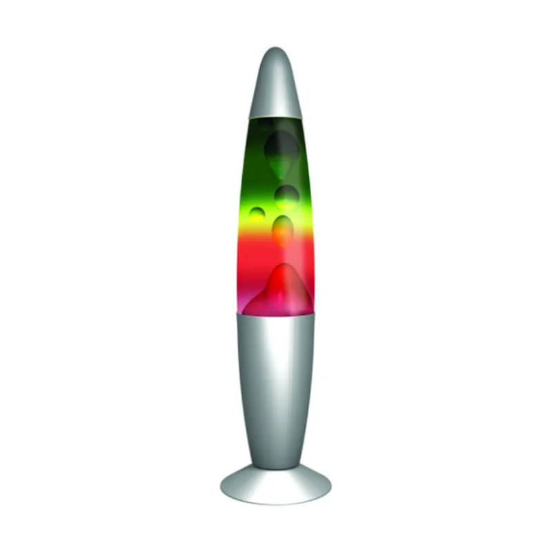 Rainbow Lava Lamp 34cm Διακοσμητικό Φωτιστικό με Φωτισμό RGB Lava Lamp Πολύχρωμο