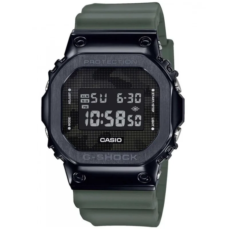 CASIO G-SHOCK Chronograph Khaki Rubber Strap GM-5600B-3ER