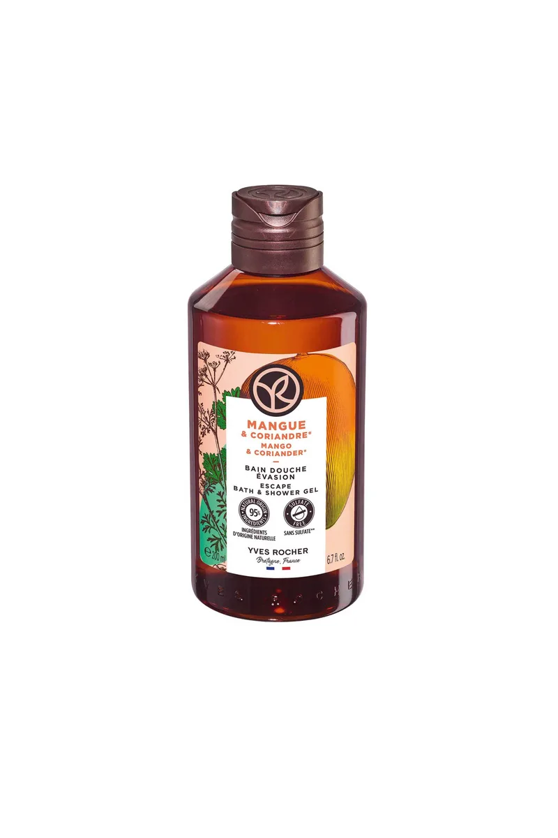 Yves Rocher Mango & Coriander Escape Bath & Shower Gel 200 ml - 99259