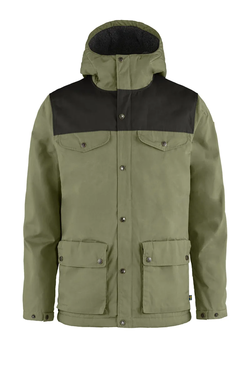 ΑΝΔΡΙΚΟ ΜΠΟΥΦΑΝ GREENLAND WINTER FJALLRAVEN ΚΑΝΟΝΙΚΗ ΓΡΑΜΜΗ ΠΡΑΣΙΝΟ/ΣΚΟΥΡΟ ΓΚΡΙ