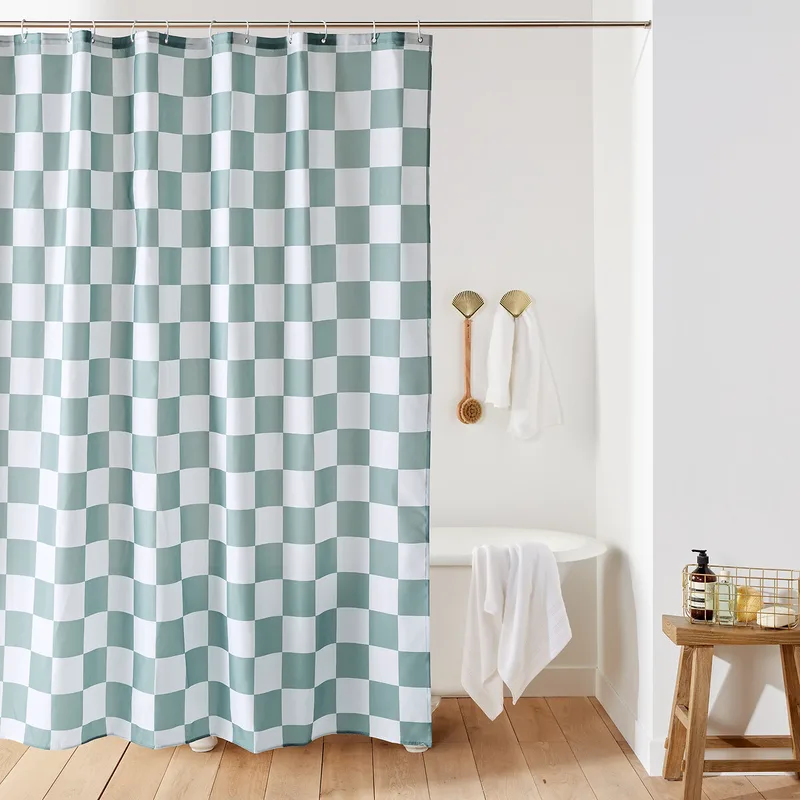 Εμπριμέ κουρτίνα μπάνιου 200x180 cm