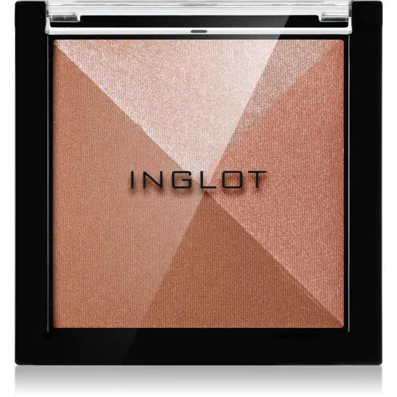 Inglot Multicolour System Highlighting & Bronzing Powder λαμπρυντική και μπρονζερ παλέτα απόχρωση 11 8,8 γρ