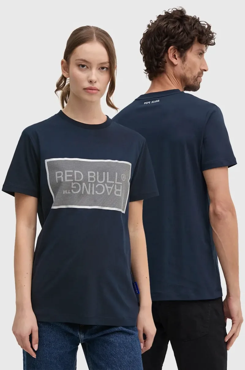 Βαμβακερό μπλουζάκι Red Bull Racing x Pepe Jeans