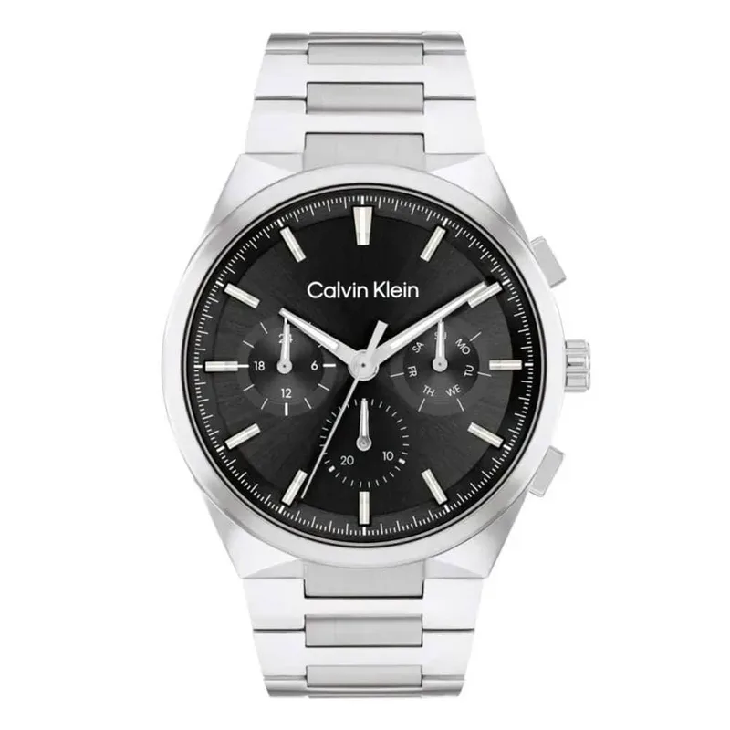 CALVIN KLEIN Distinguish Multifunction Silver Stainless Steel Bracelet 25200459