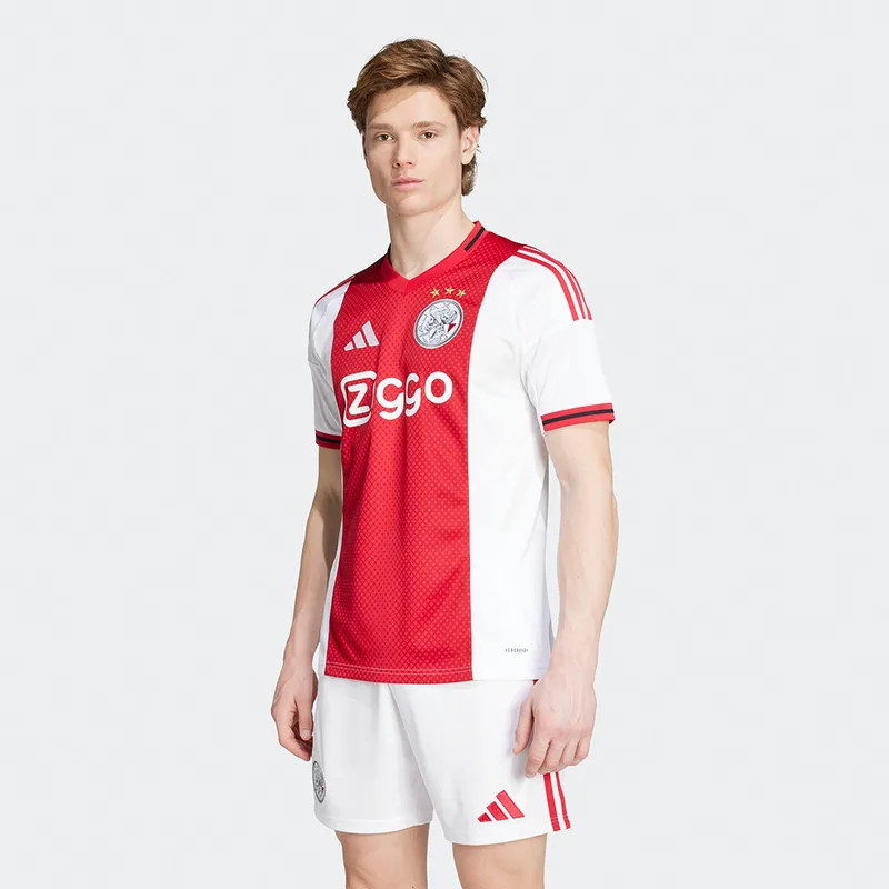 adidas Performance Ajax Amsterdam FC 2025/26 Home Ανδρική Ποδοσφαιρική Φανέλα (9000236331_1539)