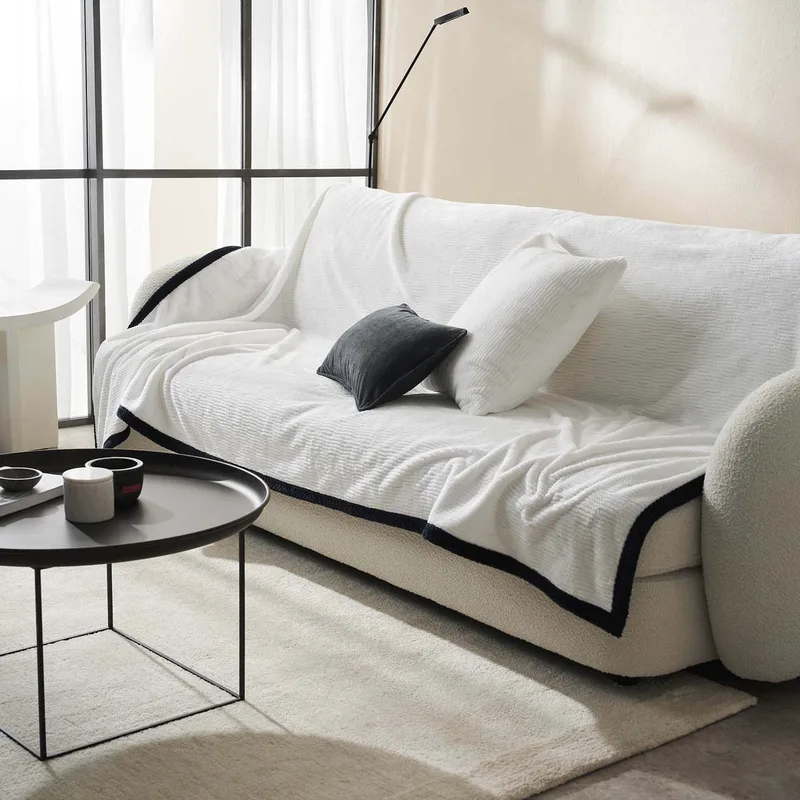 Ριχτάρι Καναπέ Τριθέσιου (180x300) Gofis Home Polar White 109/16