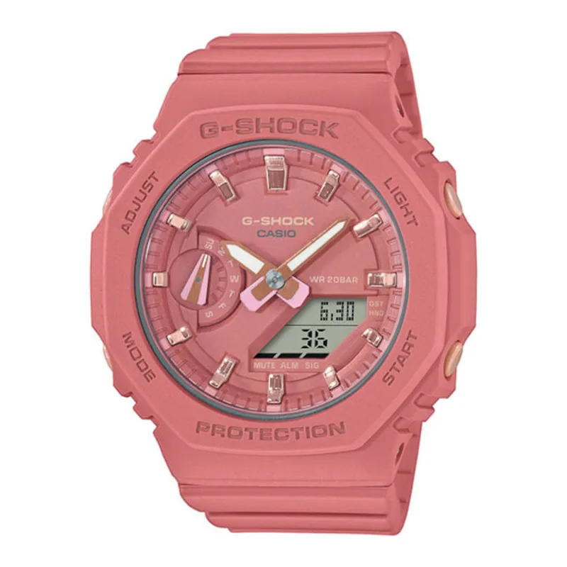 CASIO G-Shock Ροζ Rubber Strap GMA-S2100-4A2ER