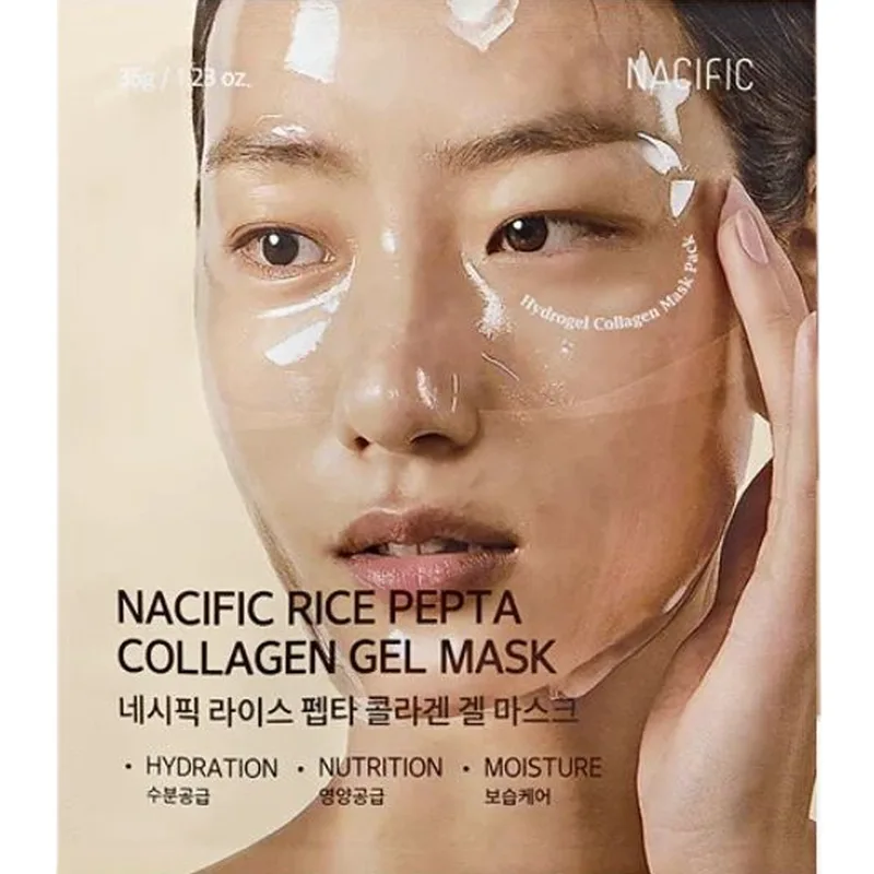 Nacific Rice Pepta Collagen Gel Mask Ενυδατική Μάσκα Προσώπου με Πεπτίδια Ρυζιού & Κολλαγόνο για Λάμψη & Σύσφιξη της Επιδερμίδας 35g