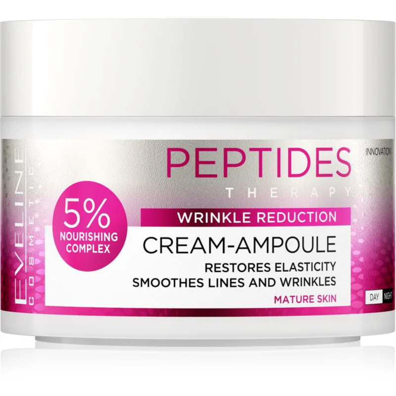 Eveline Cosmetics Cream-Ampoule Peptides συσφικτική κρέμα ενάντια στις ρυτίδες 50 ml