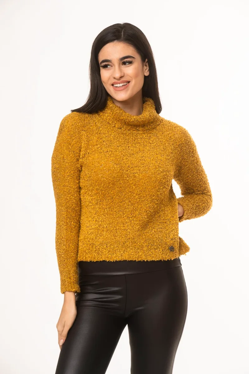 ΜΠΛΟΥΖΑ CROP TOP ΜΠΟΥΚΛΕ ΄Ωχρα
