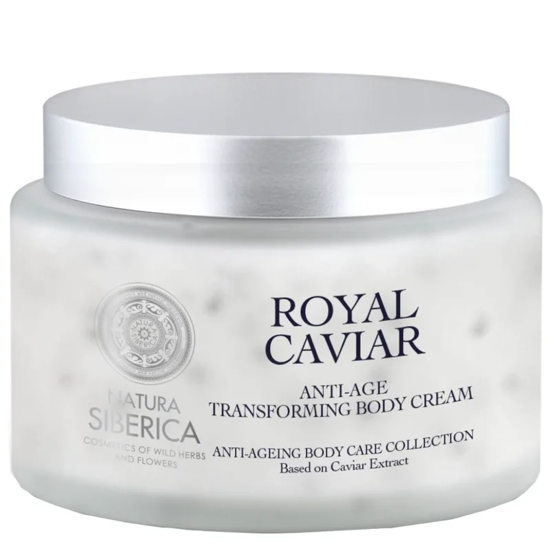 Natura Siberica Royal Caviar Anti-Age Transforming Body Cream Αντιγηραντική Κρέμα Σώματος με Χαβιάρι για Τόνωση & Βαθιά Ενυδάτωση 300ml