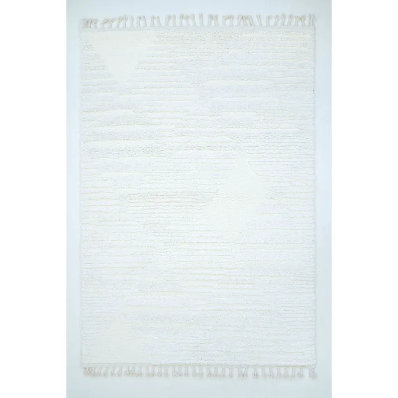 Χαλάκια Κρεβατοκάμαρας (Σετ 3 Τμχ) Ezzo Neve Shaggy C828B1A Cream