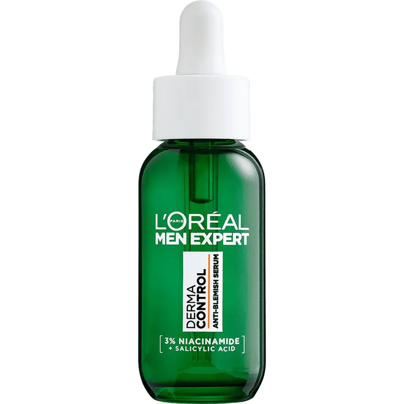 L'Oreal Paris Men Expert Derma Control Niacinamide Anti-Blemish Serum Ορός Προσώπου για Δέρμα με Ακμή με Νιασιναμίδη 30ml