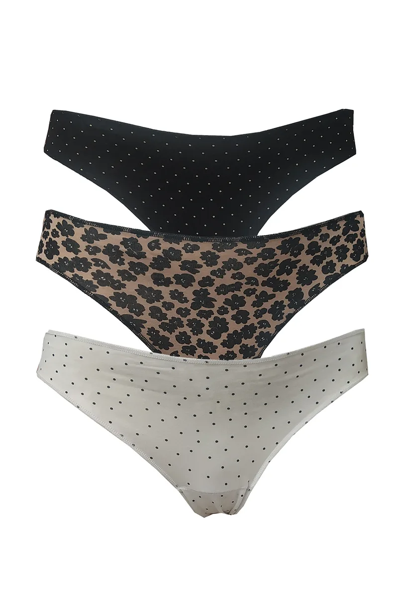 Cotonella Γυναικεία εσώρουχα Mini Slip τριπλέτα (3 τμχ) -3487-E403-2F100