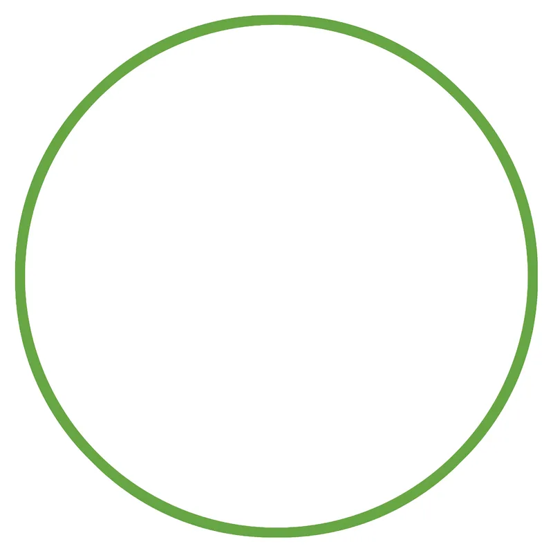 Χούλα-Χουπ 60cm Φ18mm 120g Πράσινο