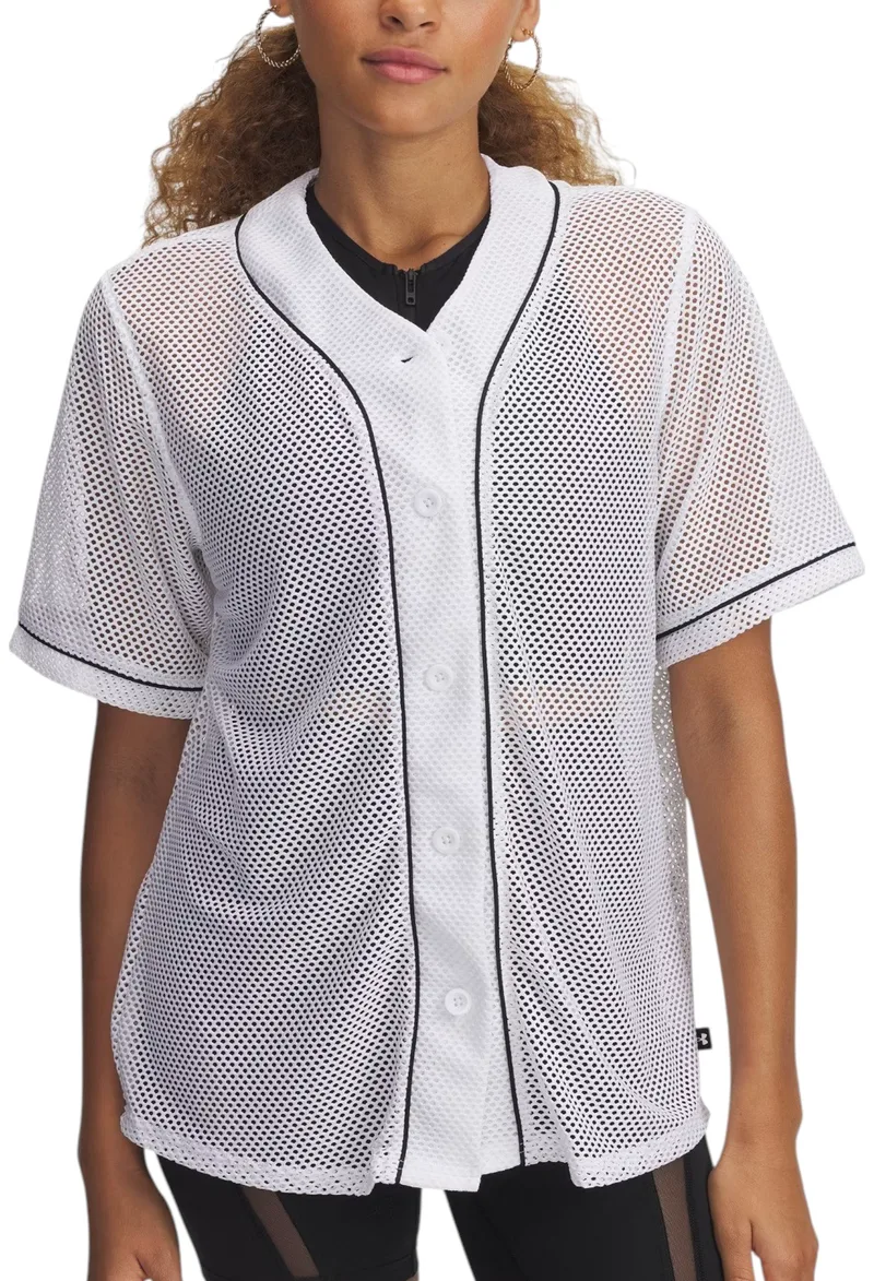 Μπλούζα Κοντομάνικη Under Armour Sportswear Baseball Jersey 1389637-100 Γυναικείο
