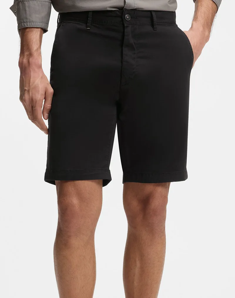 BOSS Chino-slim-Shorts 10270650 01 50536723-001 Black