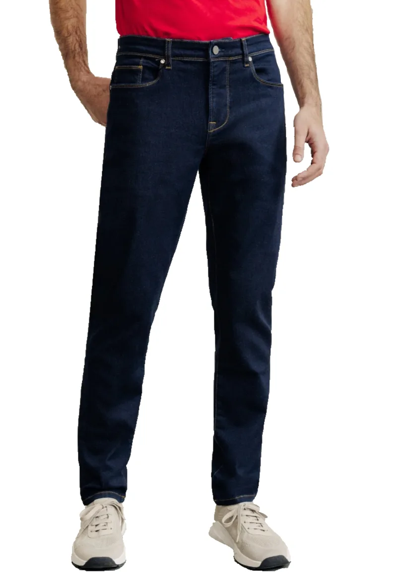 ΑΝΔΡΙΚΟ ΠΑΝΤΕΛΟΝΙ IZAC SLIM TEANYL DENIM ΣΤΕΝΗ ΓΡΑΜΜΗ ΣΚΟΥΡΟ ΜΠΛΕ