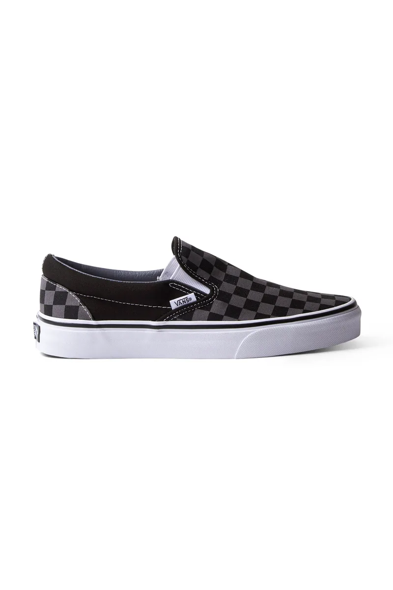 Vans unisex υφασμάτινα παπούτσια με καρό σχέδιο Classic Slip-On - VN000EYEBPJ1-** Μαύρο