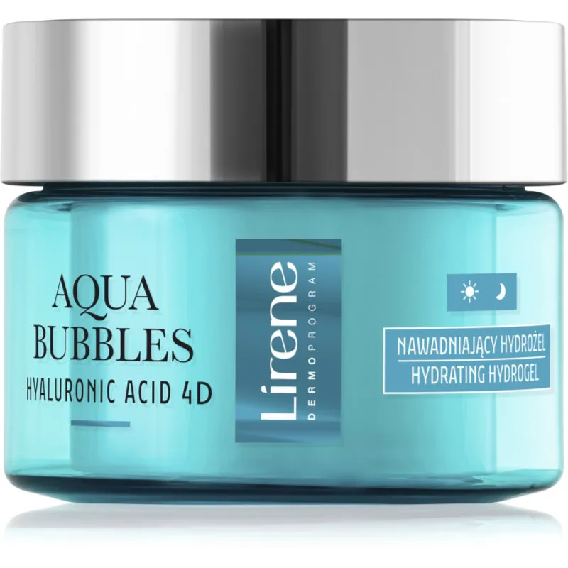 Lirene Aqua Bubbles ενυδατικό τζελ για αφυδατωμένη και ξηρή επιδερμίδα 50 ml
