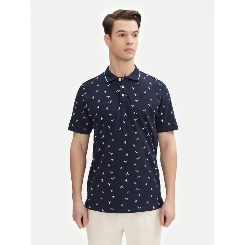 INDICODE Polo Lobster 41-155 Σκούρο μπλε Regular Fit