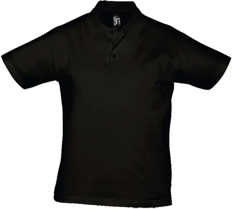 Ανδρικό πόλο Prescott Men SOLS 11377 Deep Black