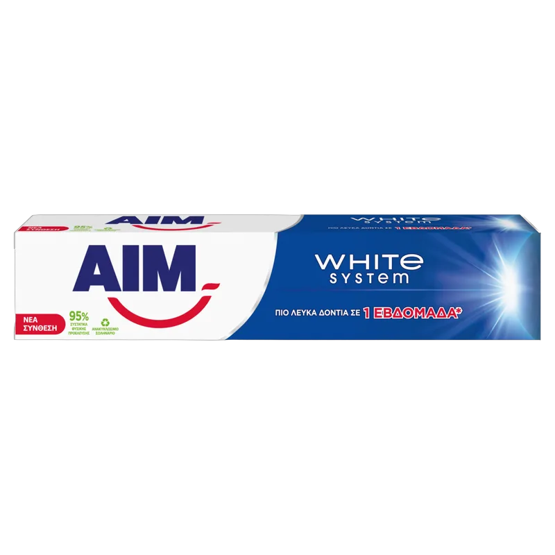 AIM Οδοντόκρεμα White System 75ml