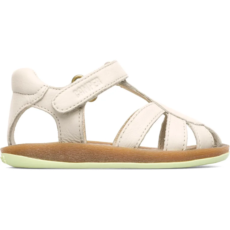 CAMPER Bicho - Πέδιλα Για Firstwalkers - Μπεζ, Μέγεθος 23, Smooth leather