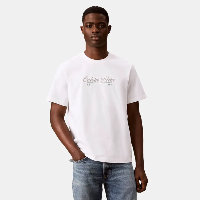 Calvin Klein Ss 20S Rsrt Cursive Graph (9000285442_1726)