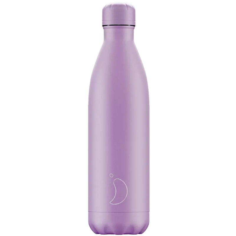 Chilly's Bottle Purple Pastel Edition Ανοξείδωτο Θερμός σε Μωβ Χρώμα 500ml